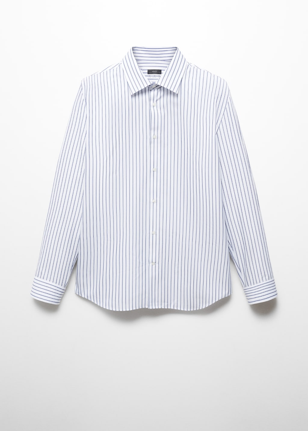 Slim-fit striped Coolmax® shirt - Article without model