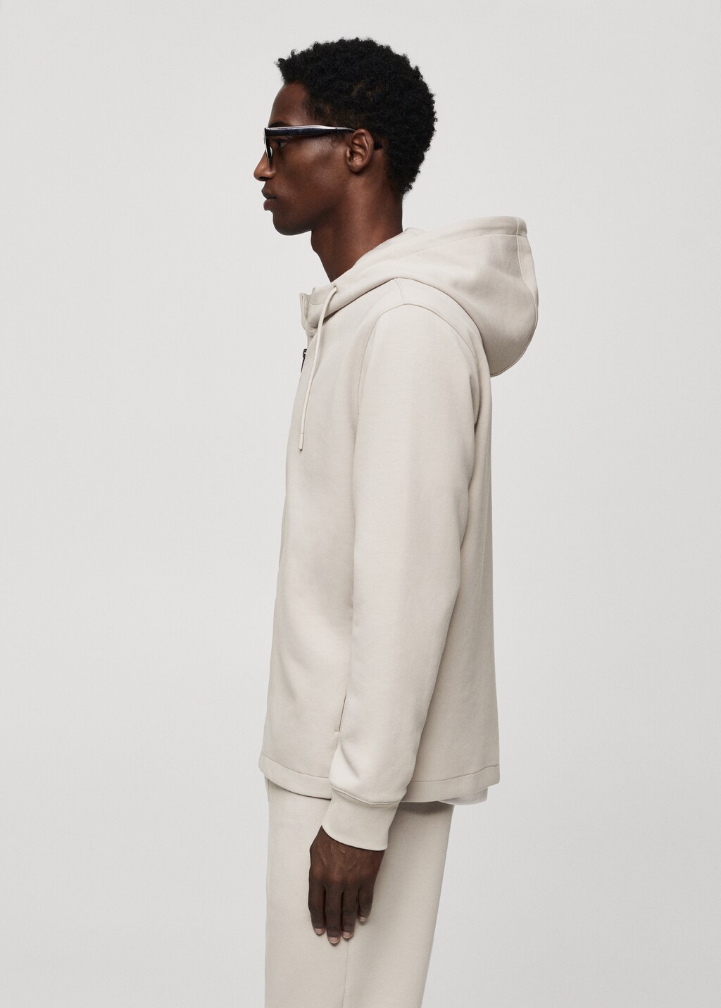 Technical fabric hoodie - Details of the article 2