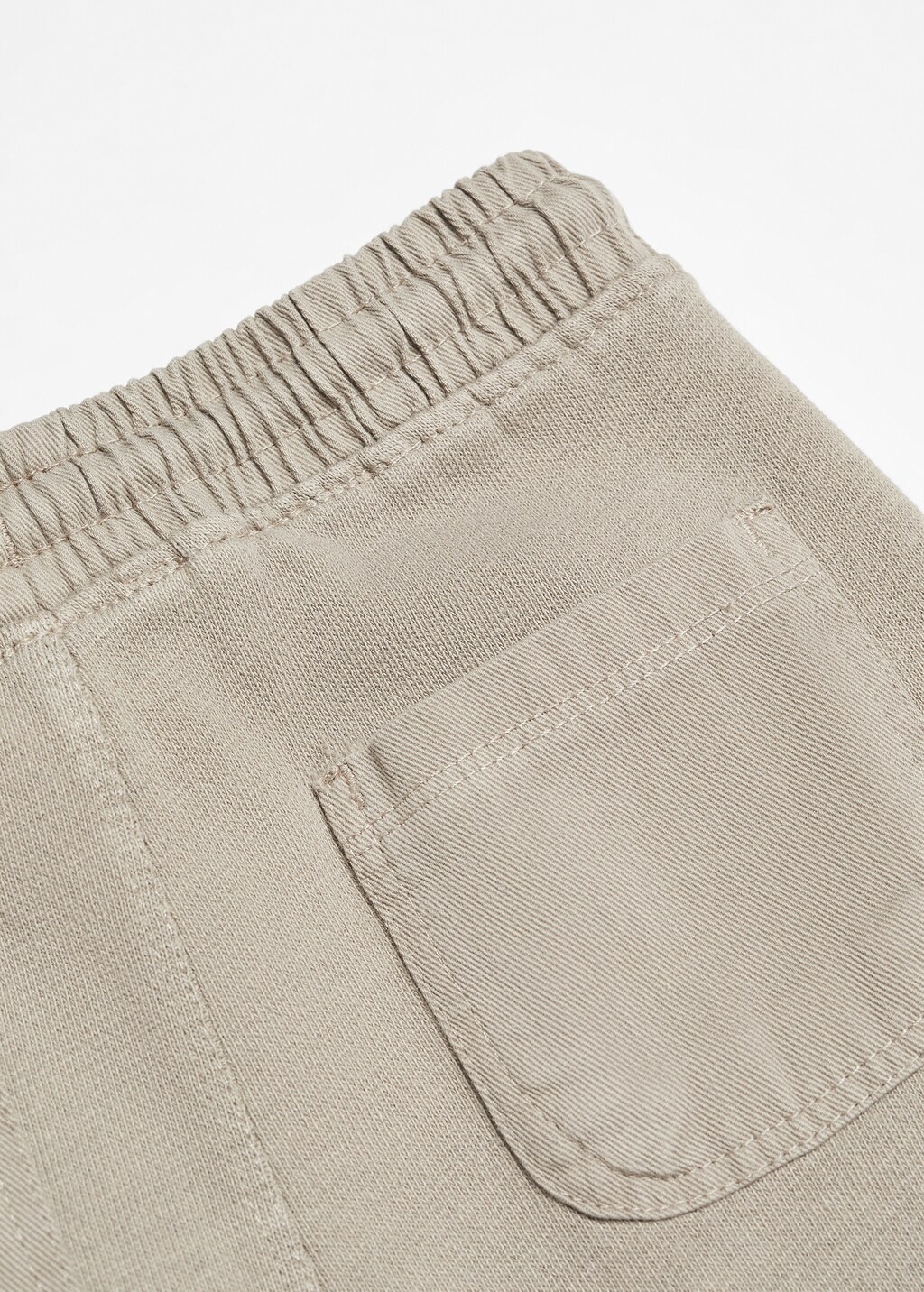 Cotton jogger-style trousers - Details of the article 0