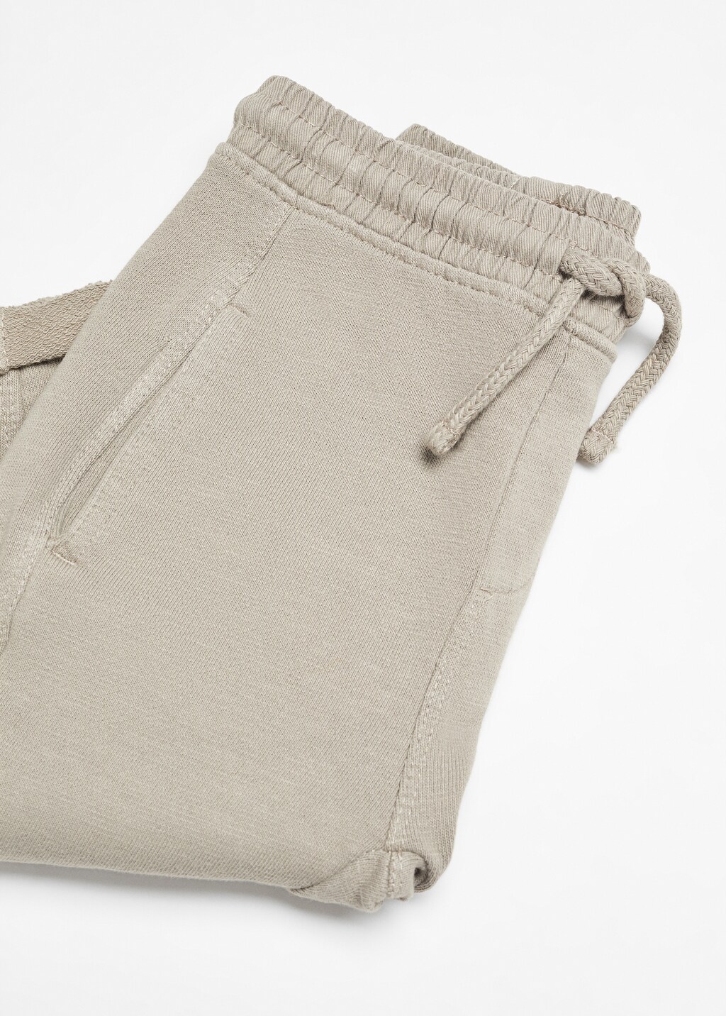 Cotton jogger-style trousers - Details of the article 8