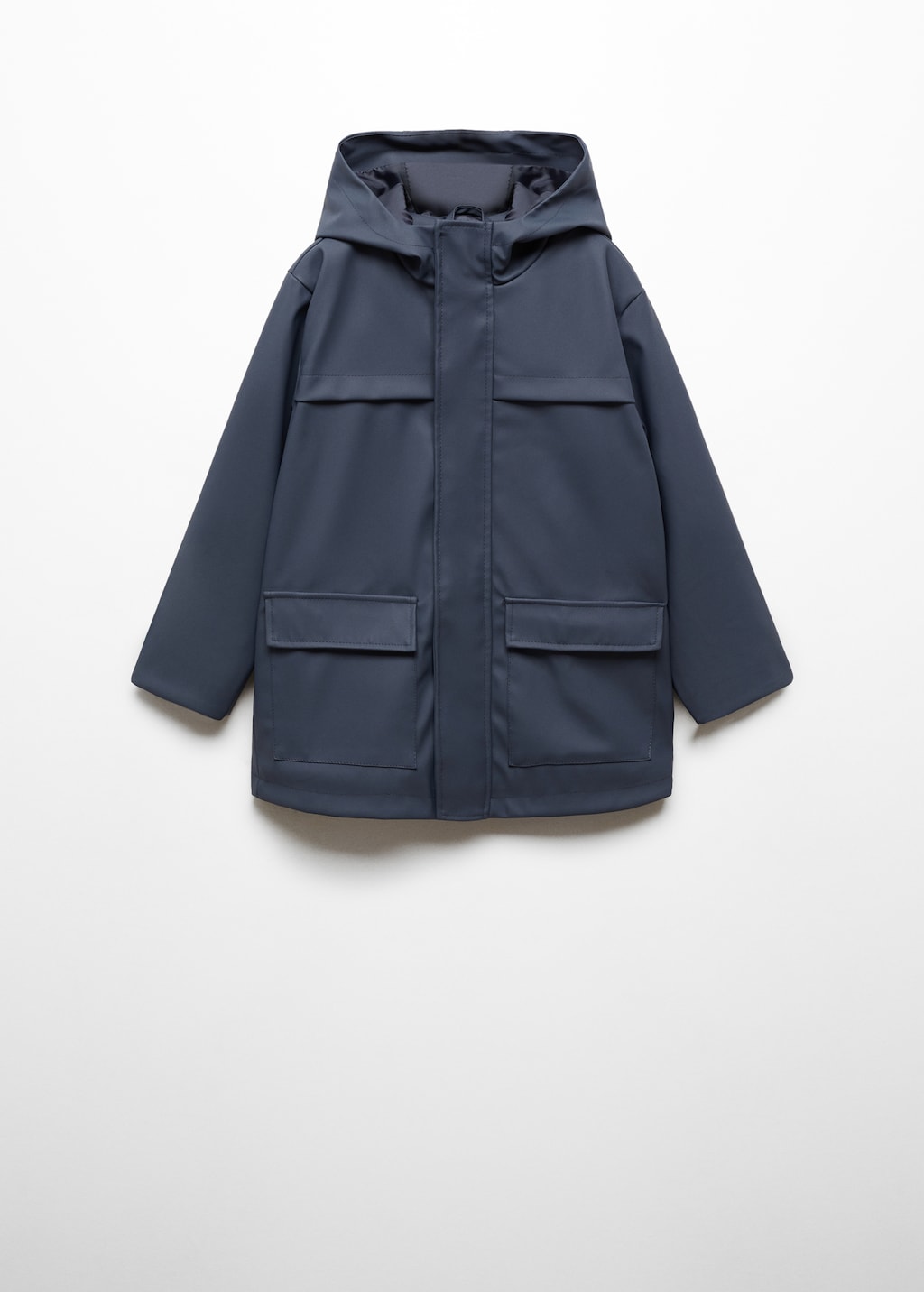 Hooded parka with pocket - Article without model