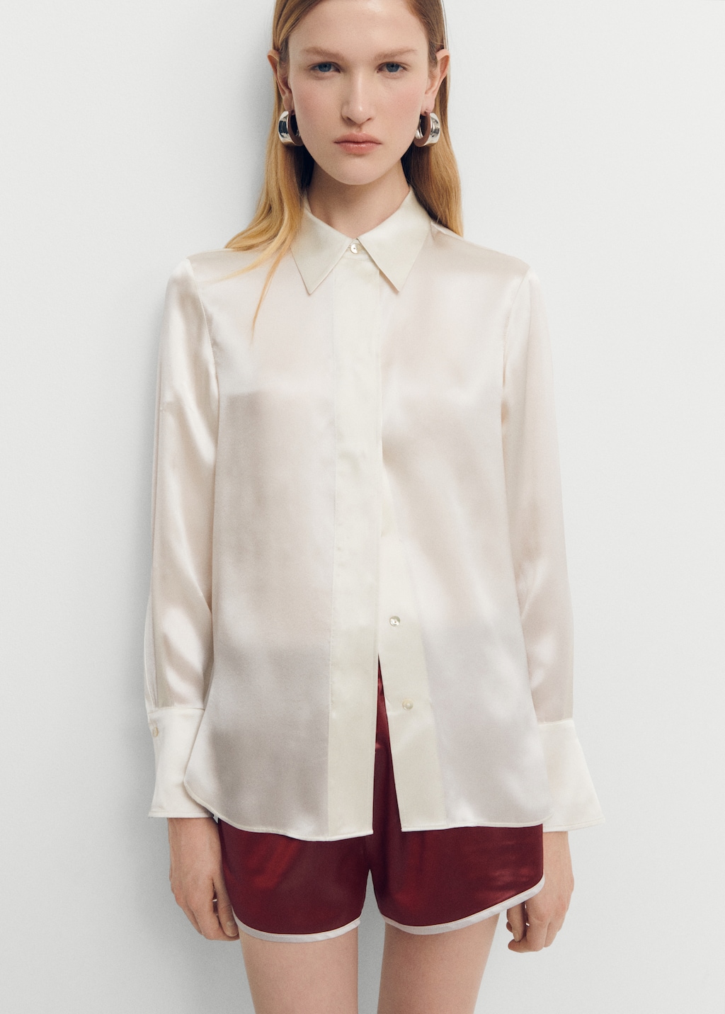 100% silk shirt - Medium plane