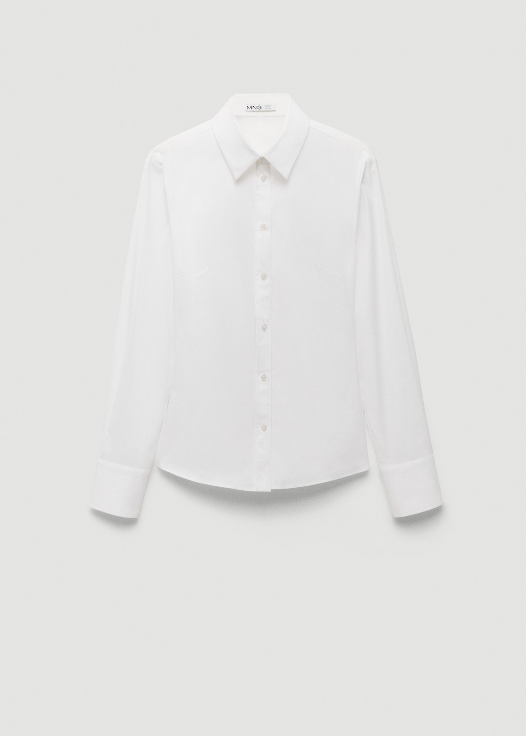 Fitted cotton shirt - Article without model