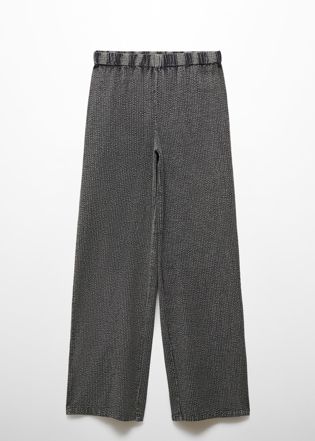 Textured wideleg trousers - Article without model