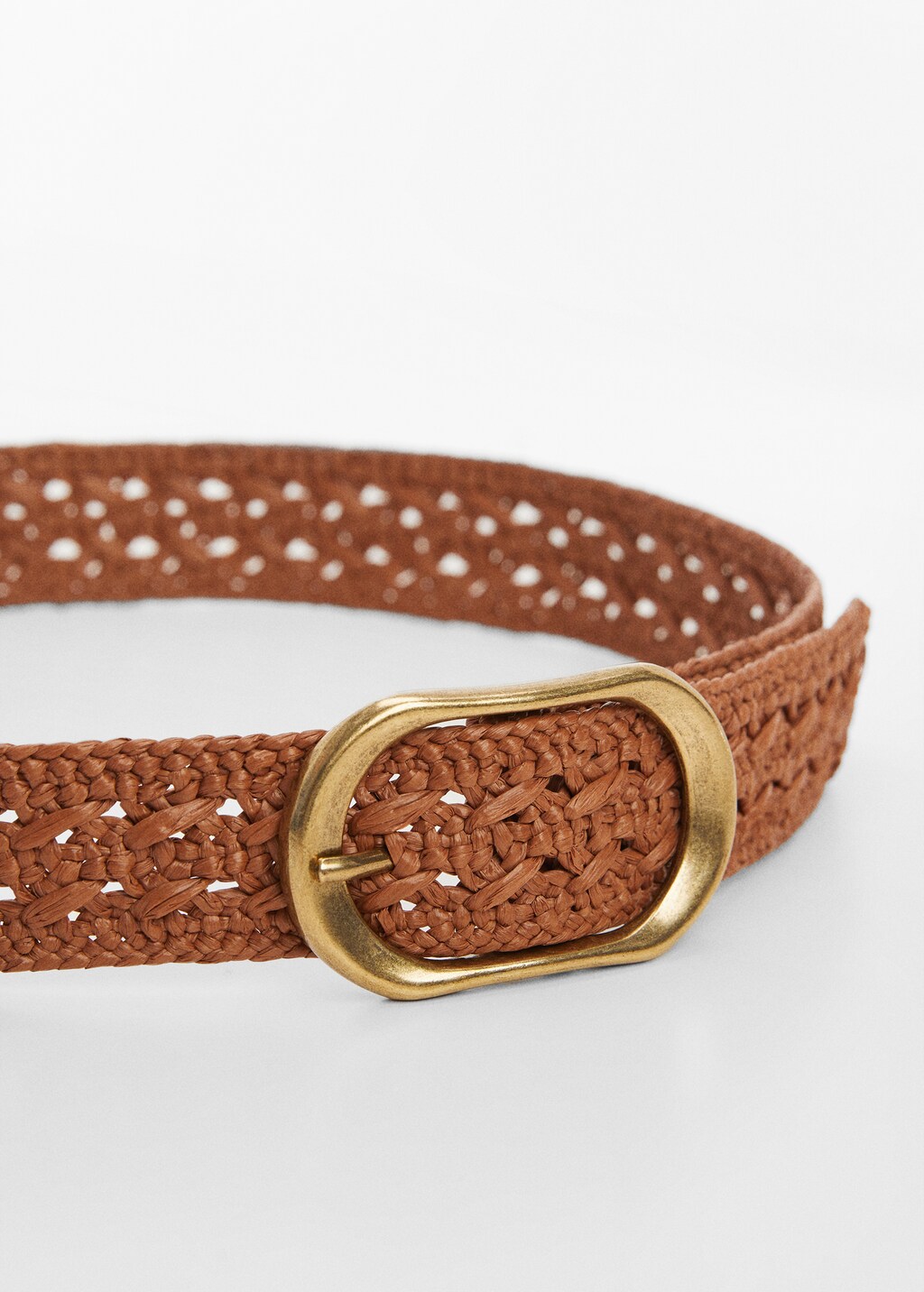 Crochet belt with buckle - Medium plane