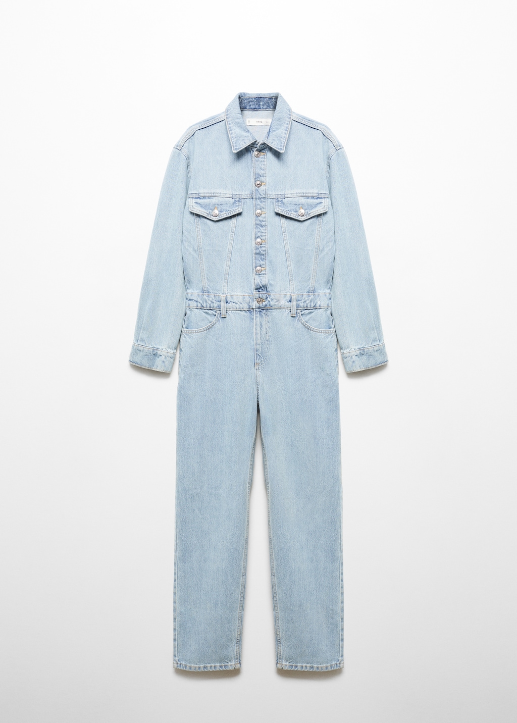 Denim jumpsuit buttons - Article without model