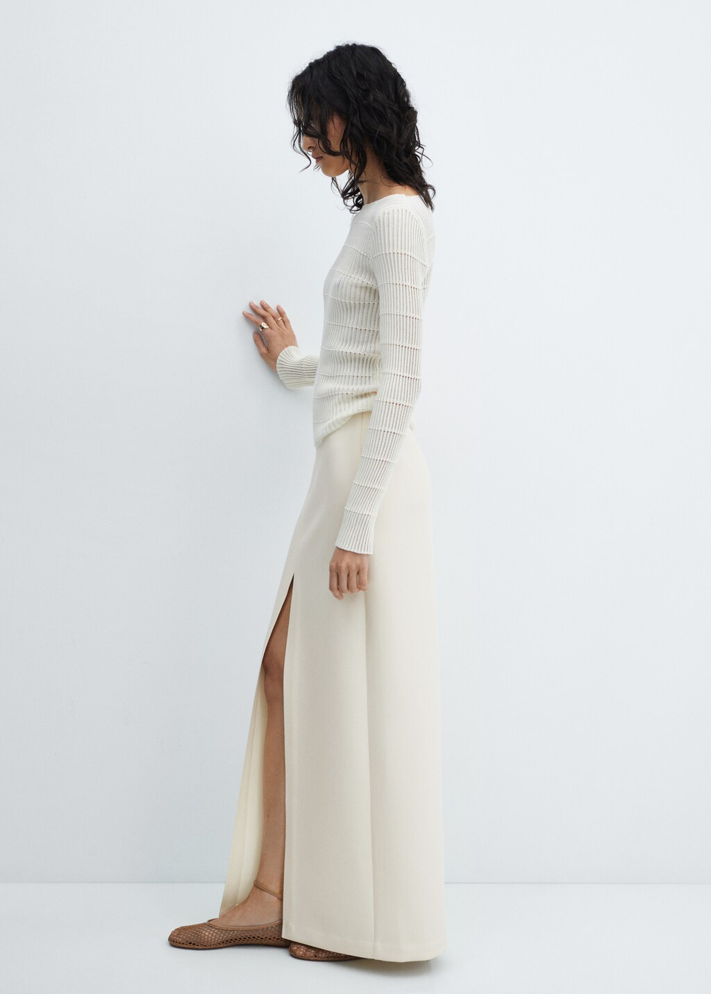 Slit long skirt - Details of the article 1