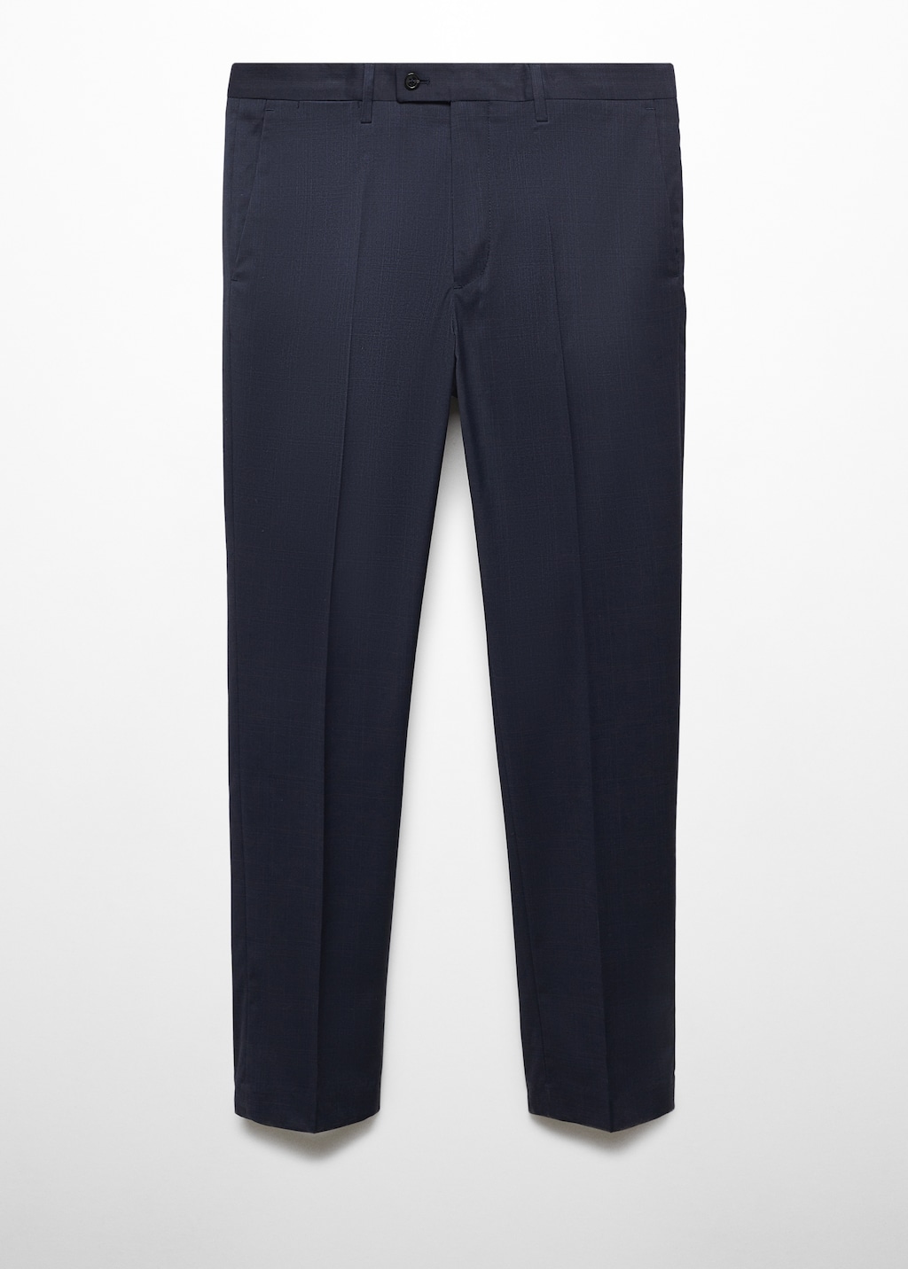 Stretch-fabric slim-fit suit trousers - Article without model