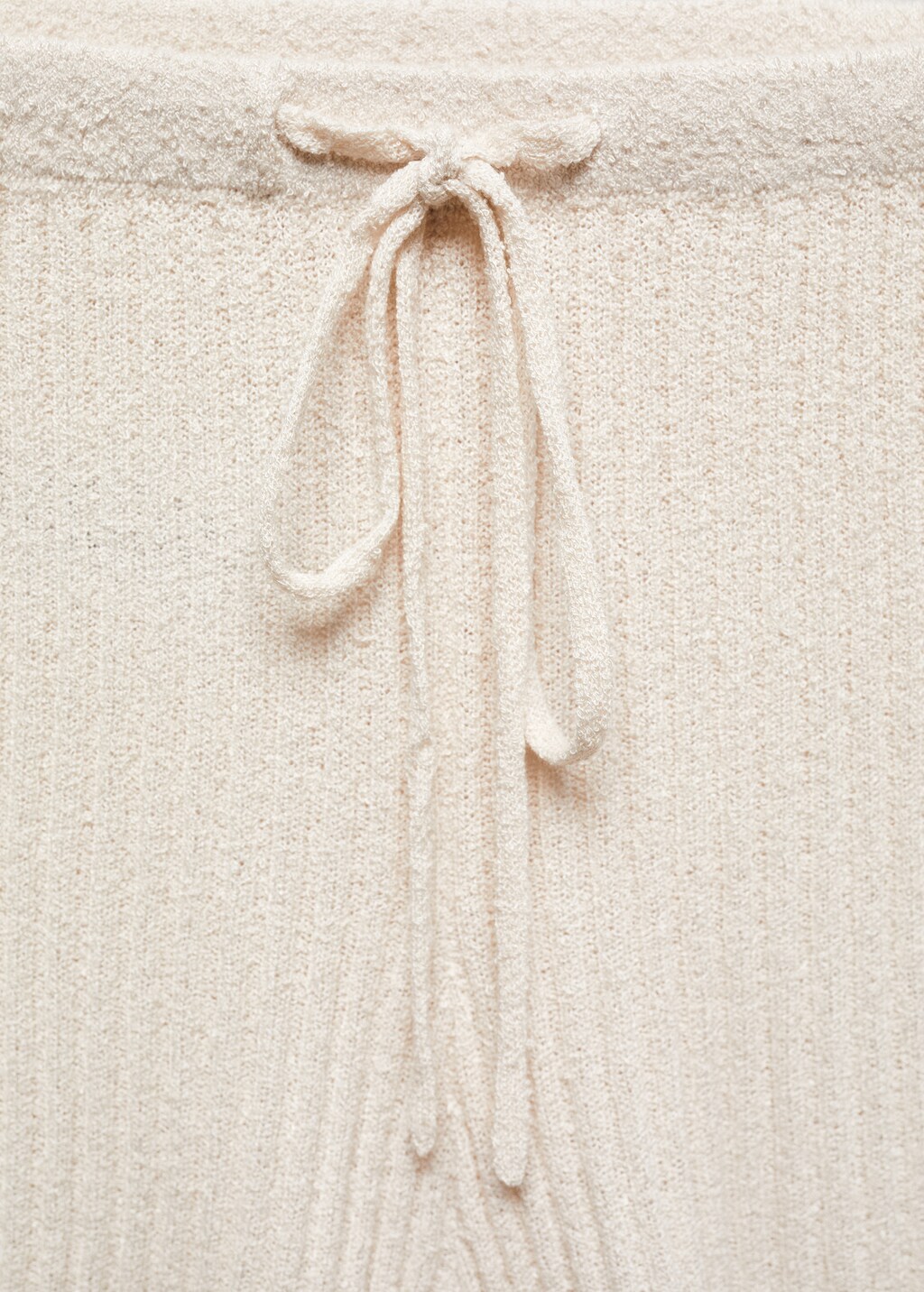 Ribbed pyjama shorts - Details of the article 8