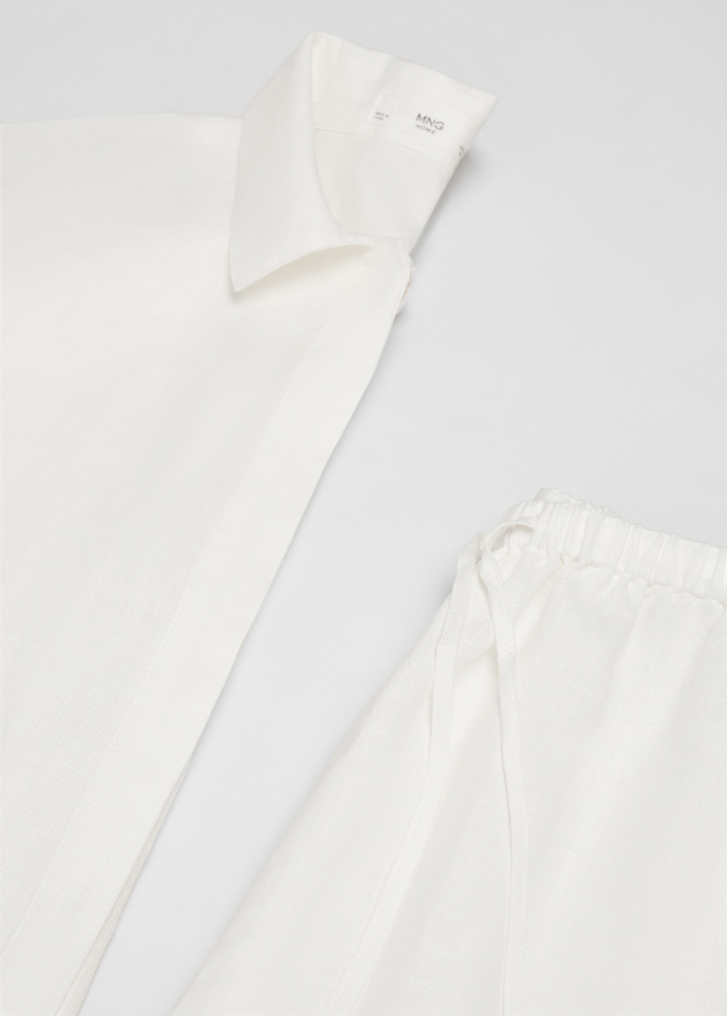 100% linen pyjama shirt - Details of the article 8