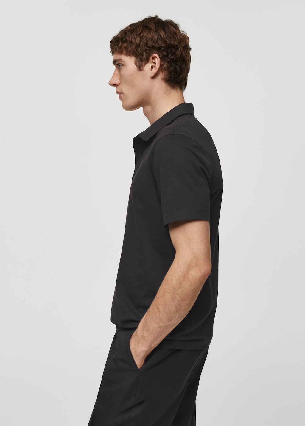 Cotton piqué polo shirt - Details of the article 2