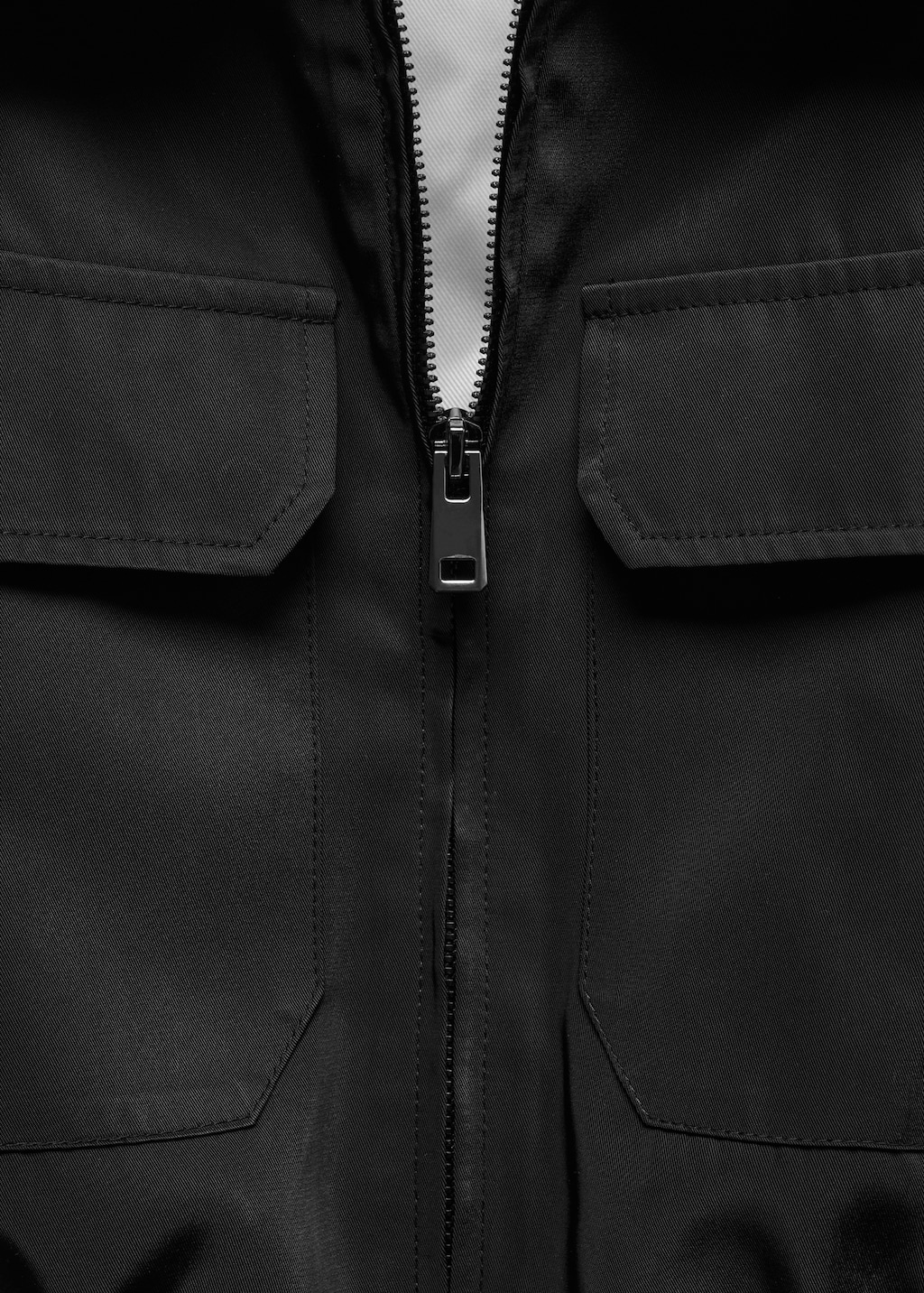 Cropped jacket with pockets - Details of the article 8