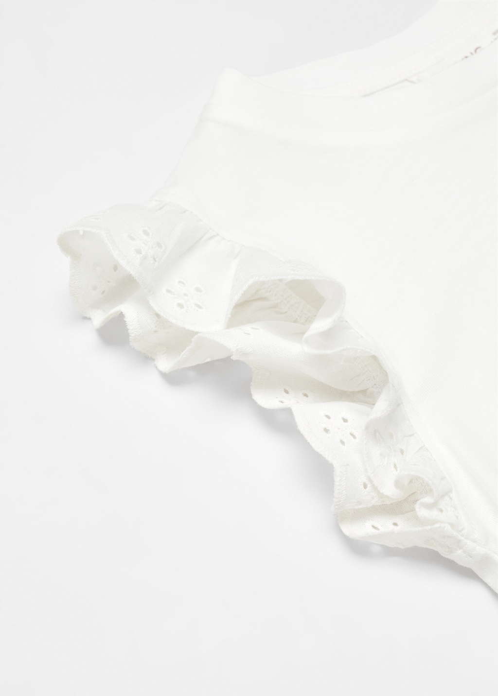 Ruffled cotton pyjamas - Details of the article 0