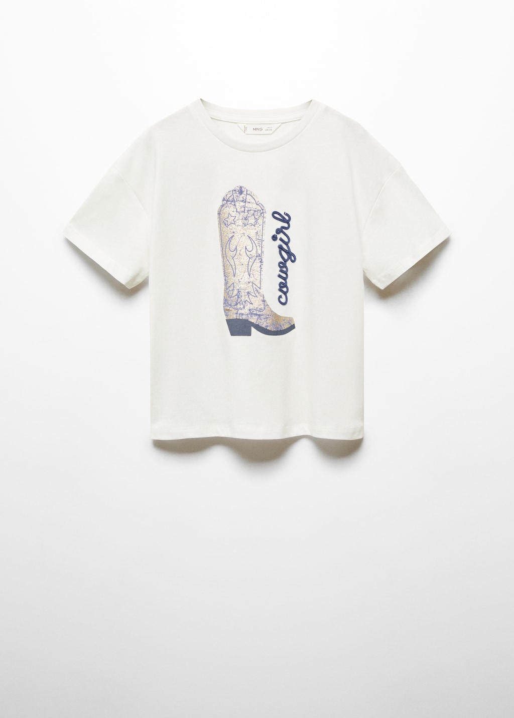 Printed cotton-blend T-shirt - Article without model