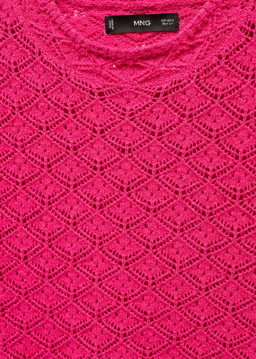 Openwork short-sleeved sweater - Details of the article 8