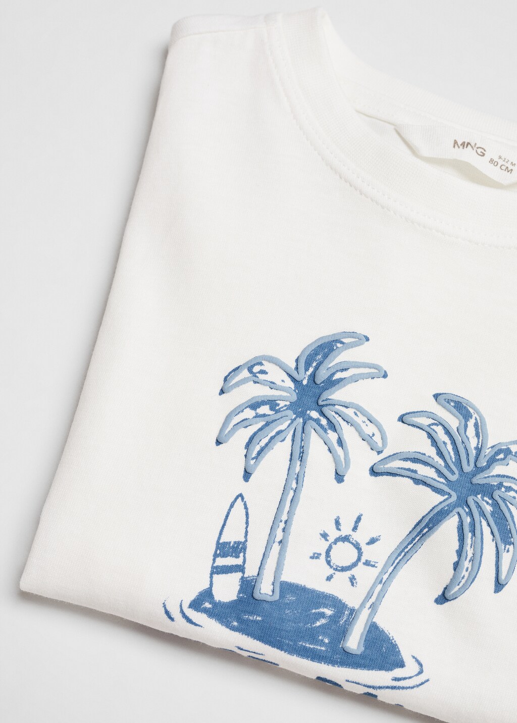 Printed cotton-blend T-shirt - Details of the article 0