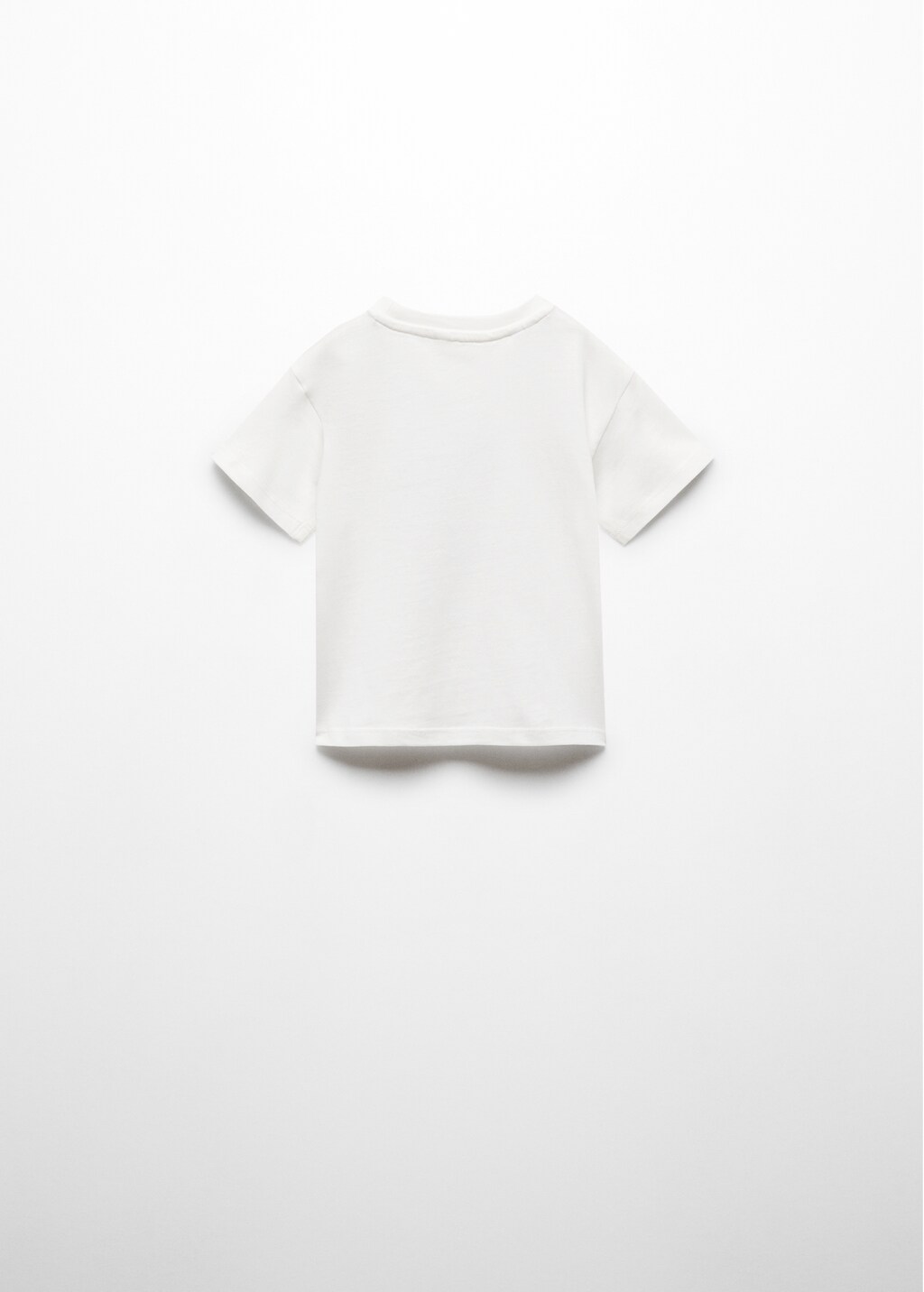 Printed cotton-blend T-shirt - Reverse of the article