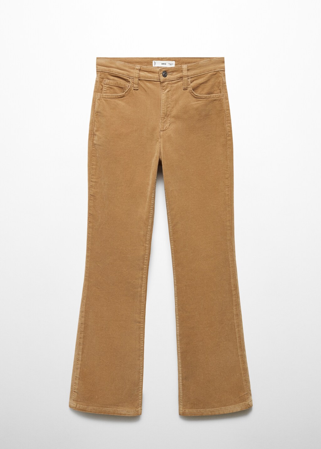 Flared cropped corduroy trousers - Article without model