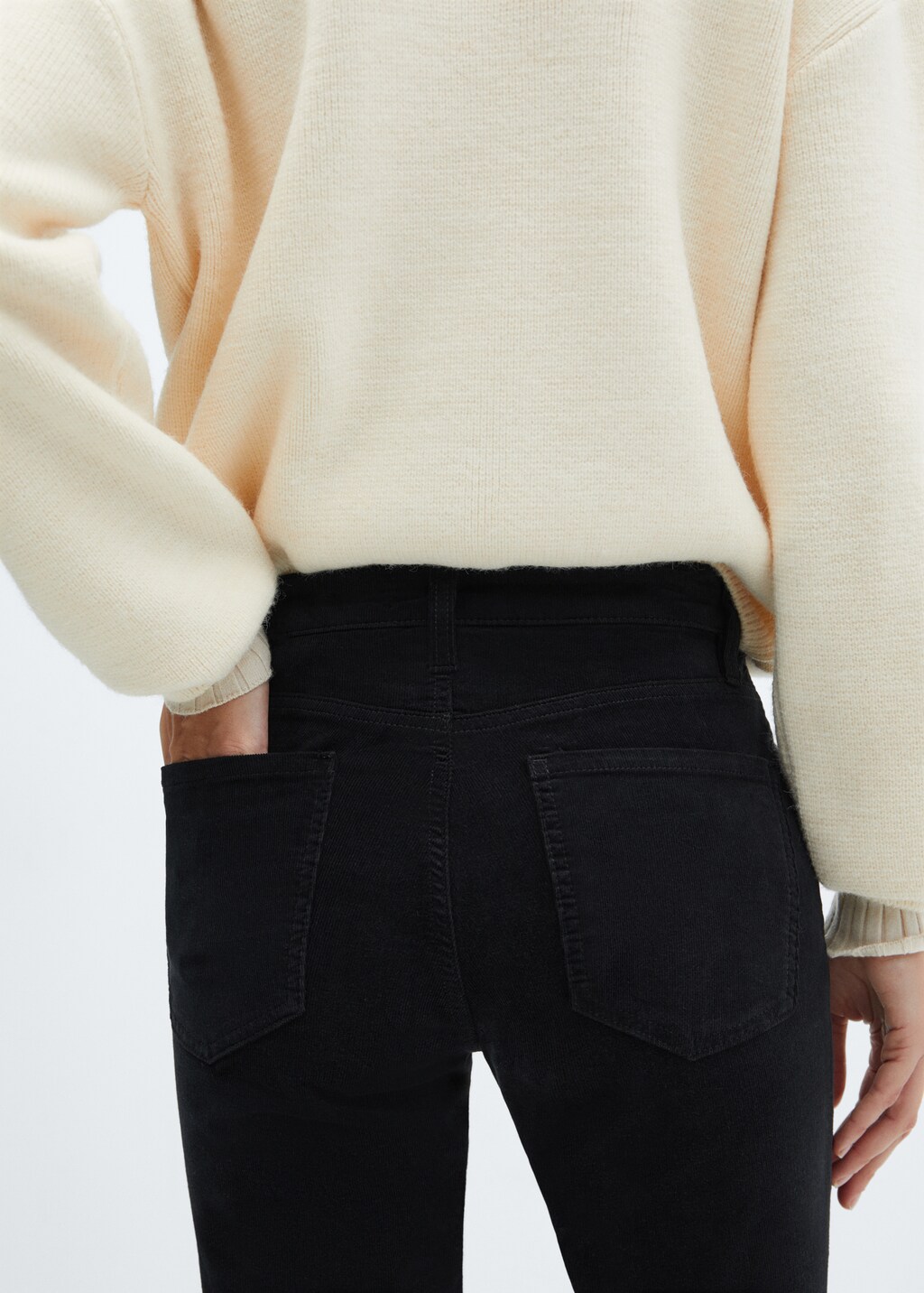 Flare crop corduroy pants - Details of the article 6