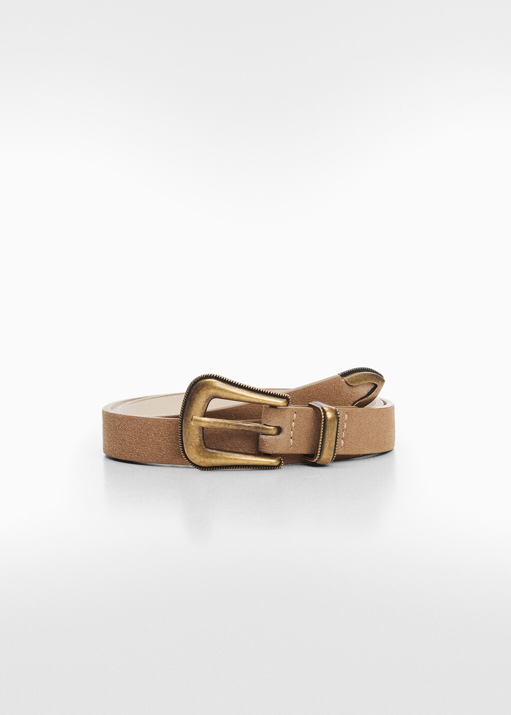 Buckle leather belt - Article without model