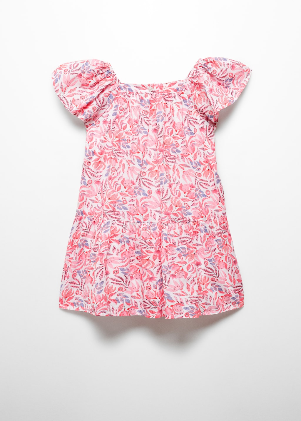 Printed cotton dress - Reverse of the article