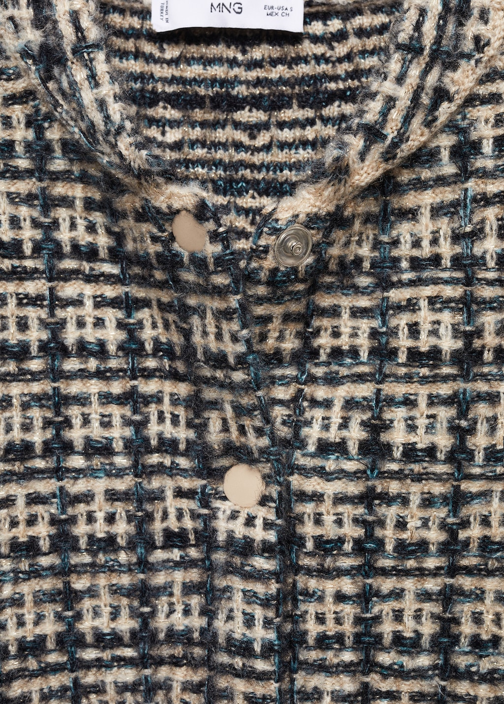 Tweed bomber jacket - Details of the article 8