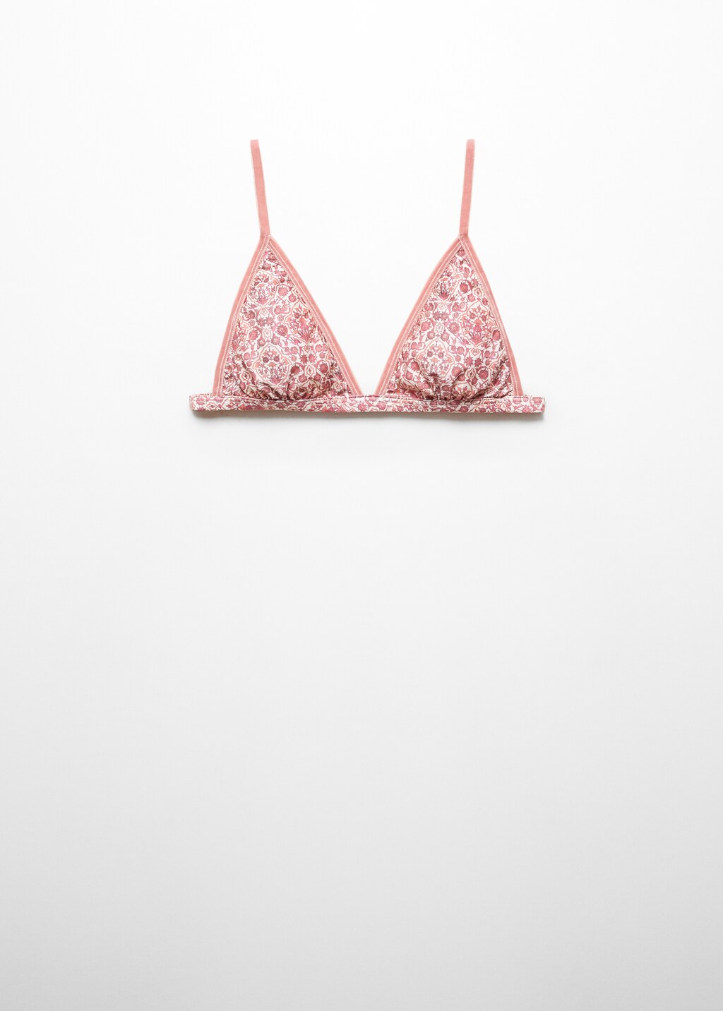 Printed triangle bra - Article without model