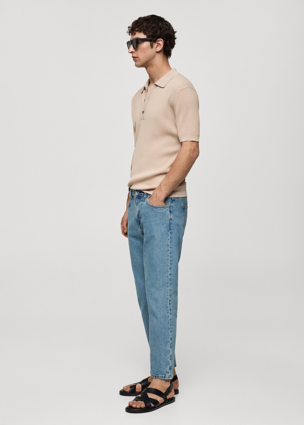 Tapered-fit jeans - Details of the article 2