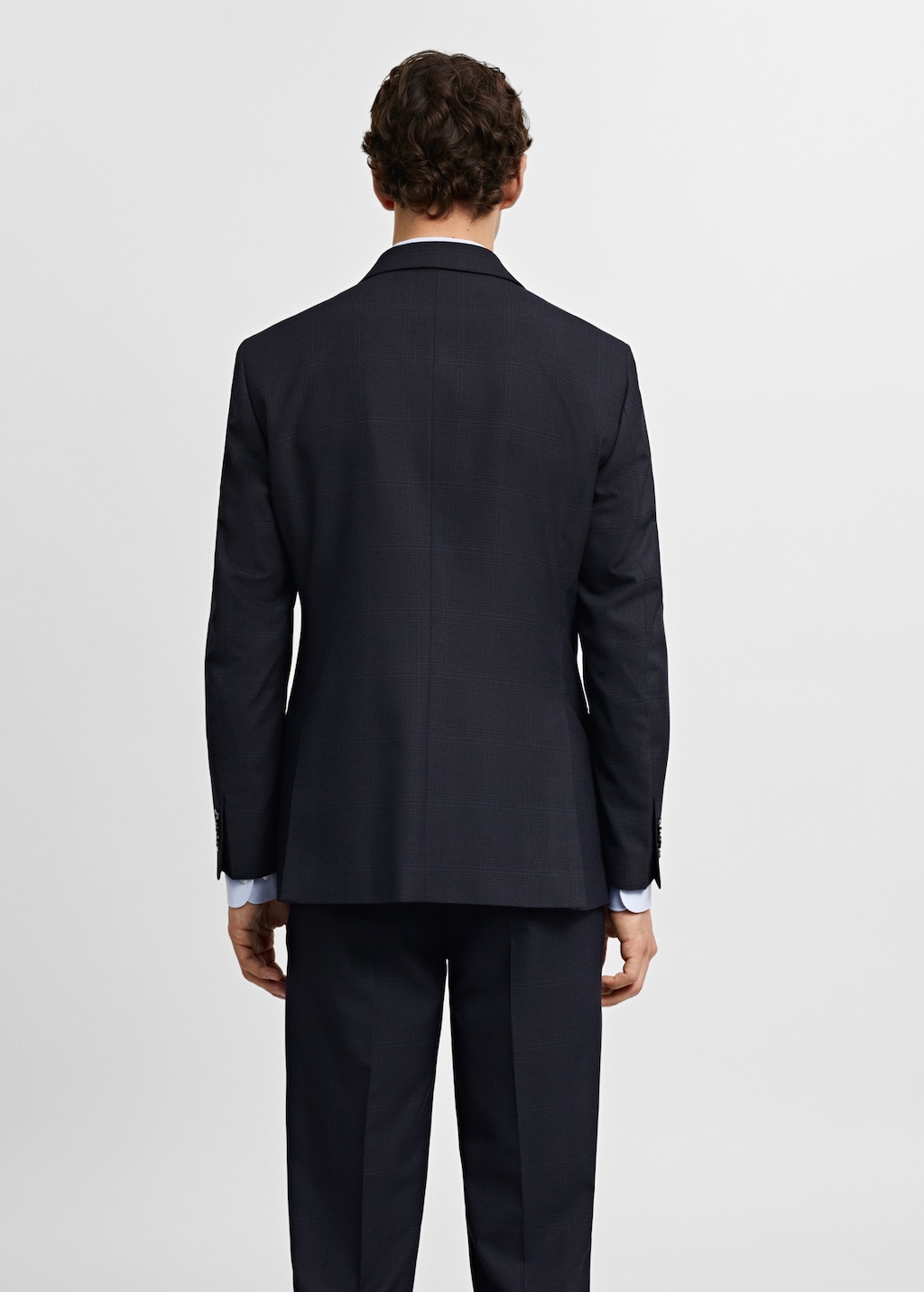 Stretch-fabric slim-fit suit jacket - Reverse of the article