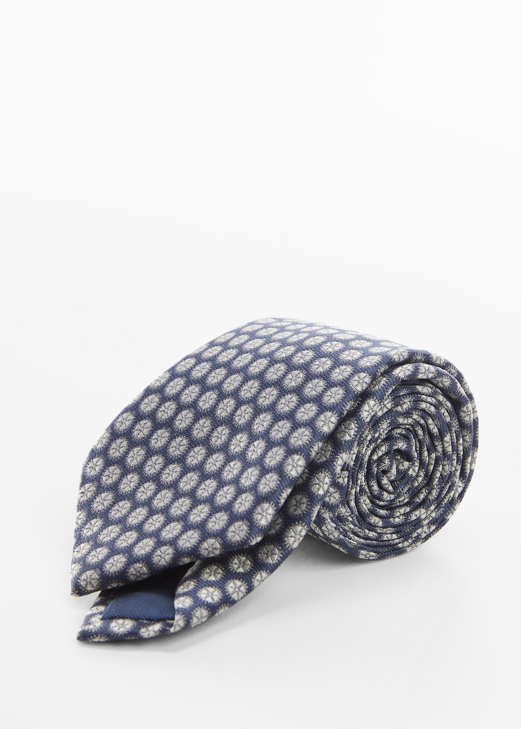 Geometric print tie - Medium plane