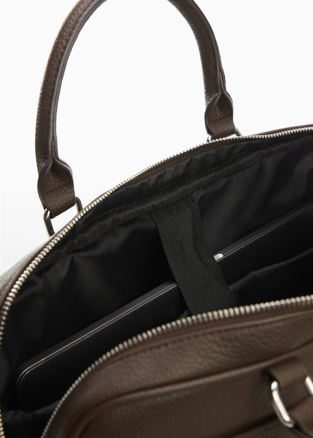 Leather-effect briefcase - Details of the article 2