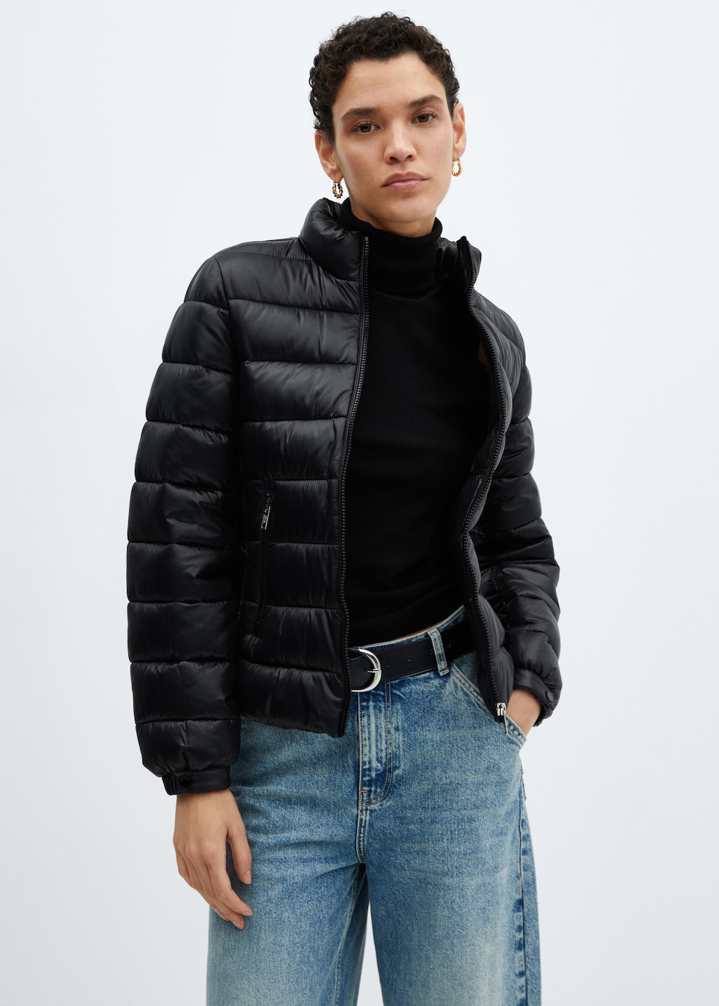 Pocket quilted jacket - Medium plane