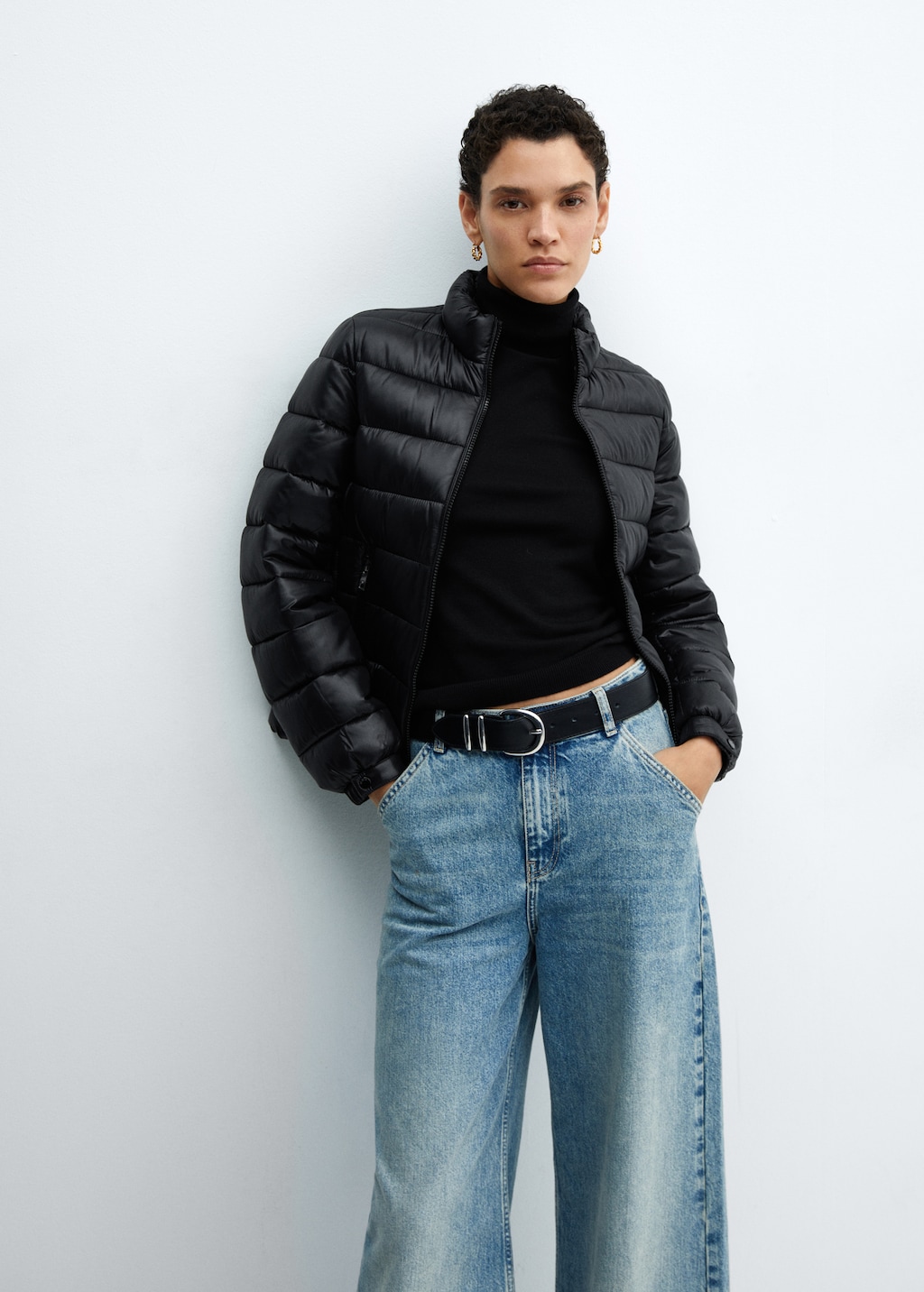 Pocket quilted jacket - Details of the article 2