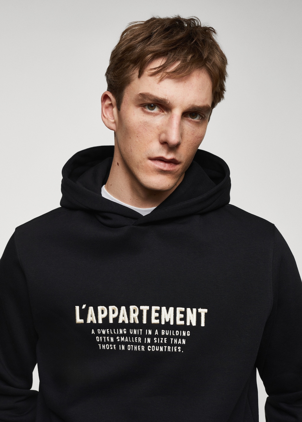 Embroidered hoodie men online