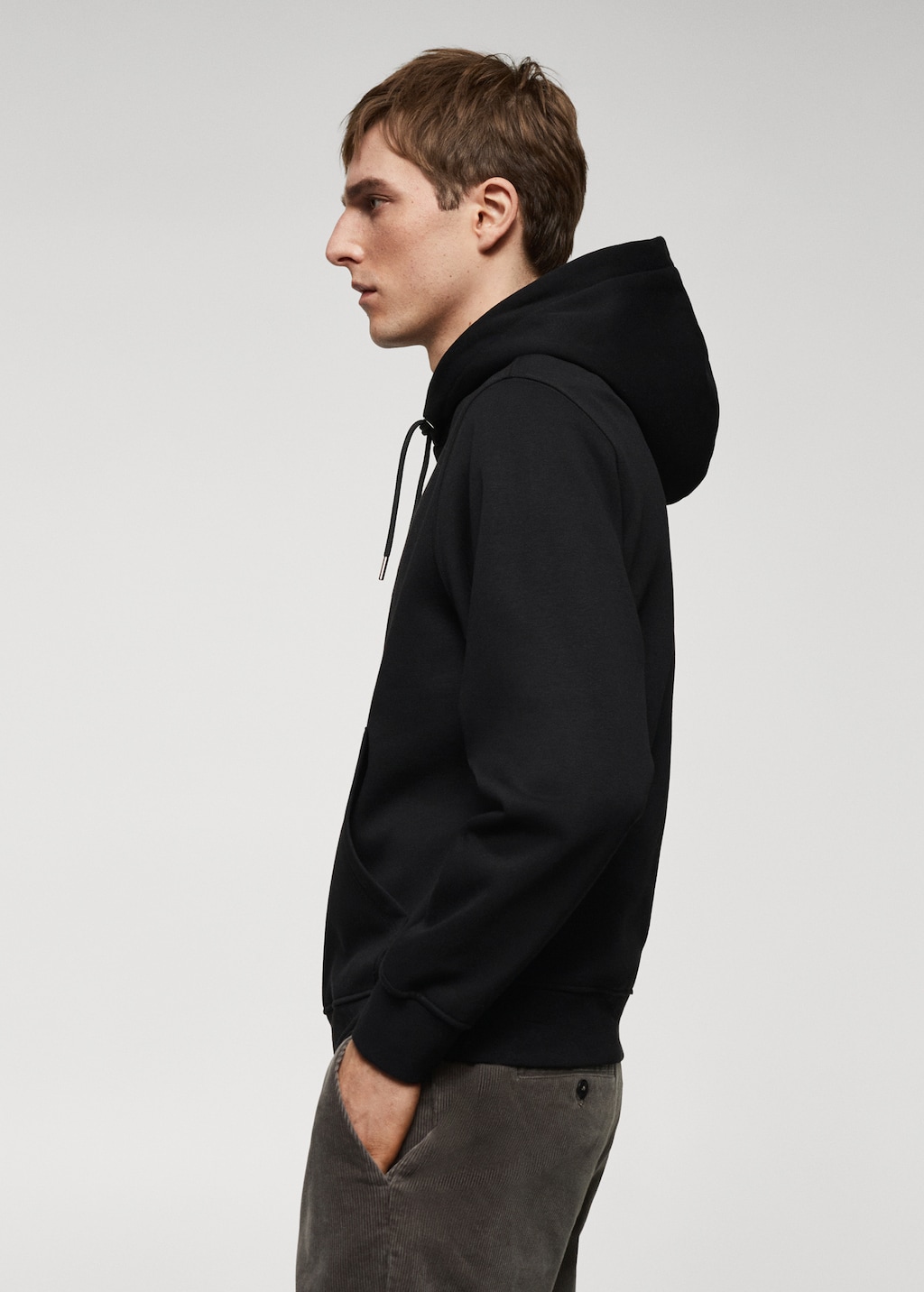 Kangaroo hooded cotton sweatshirt - Details of the article 2