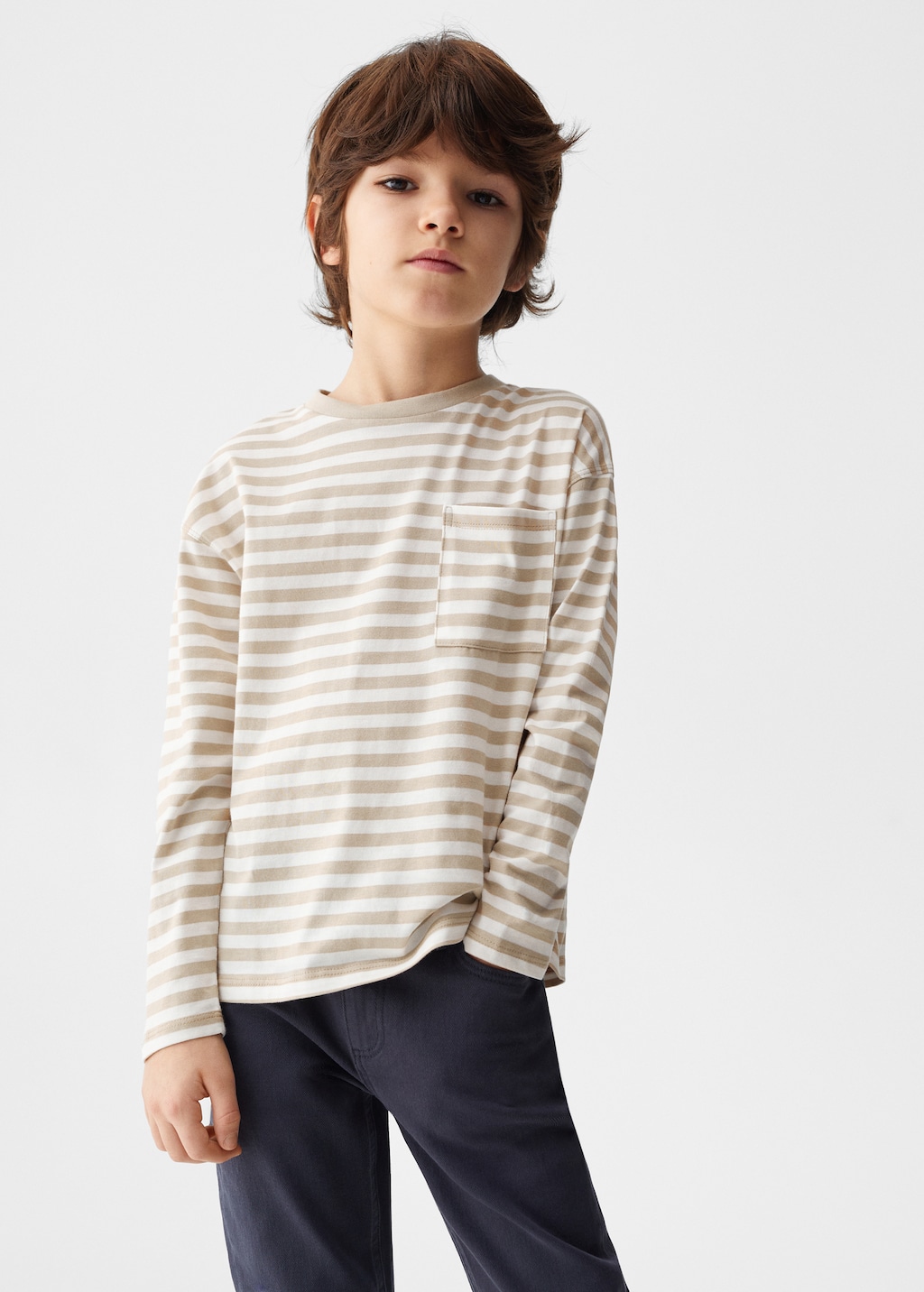 Striped long sleeves t-shirt - Medium plane