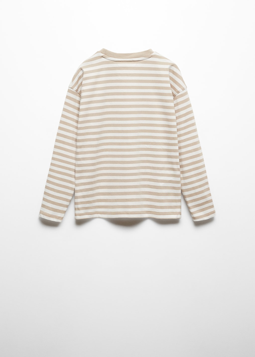 Striped long sleeves t-shirt - Reverse of the article