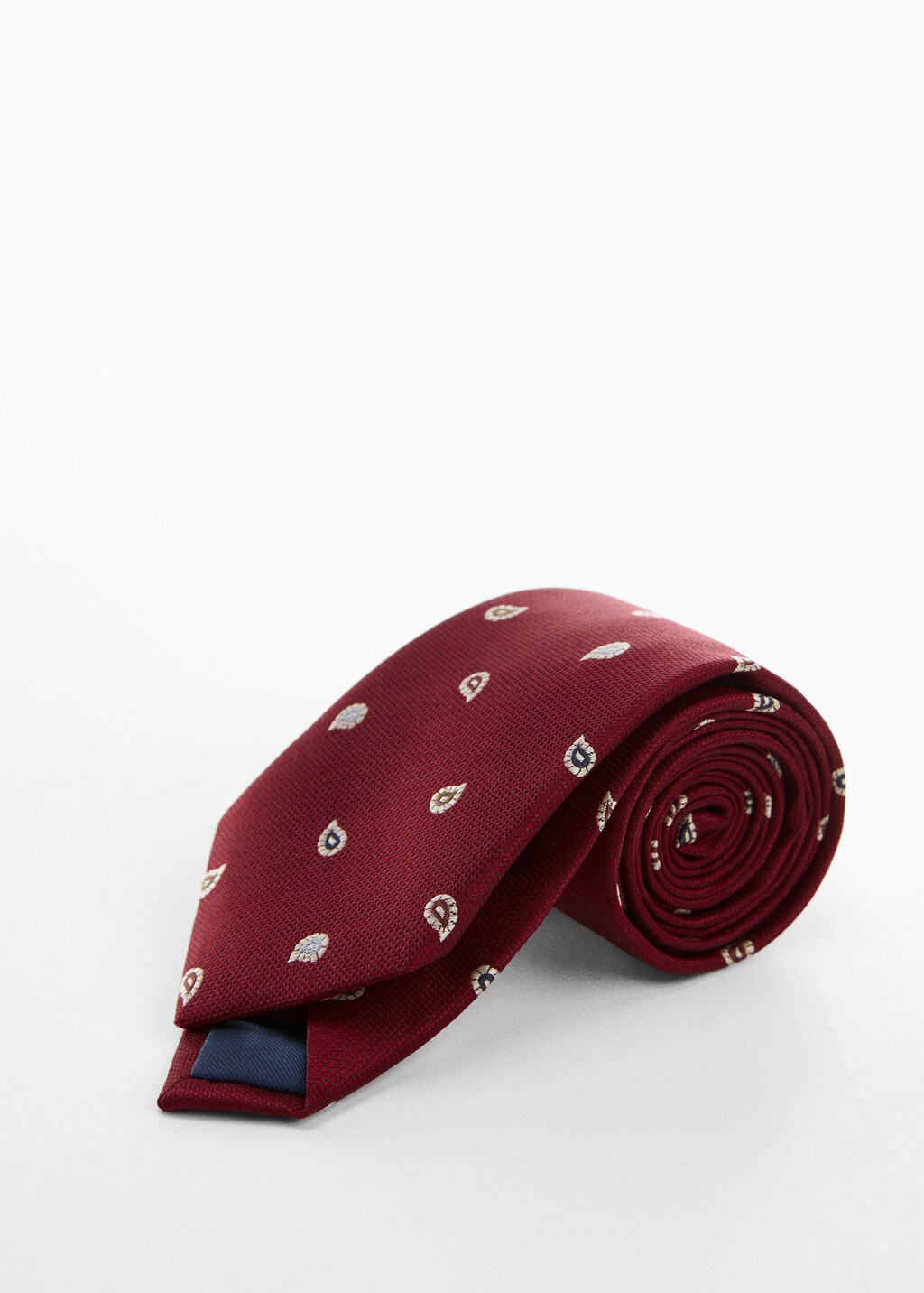 Stain-resistant printed tie - Medium plane