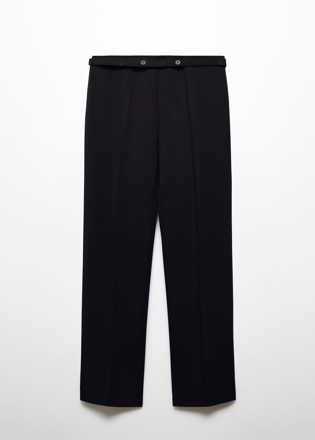 Belt straight-fit trousers - Article without model