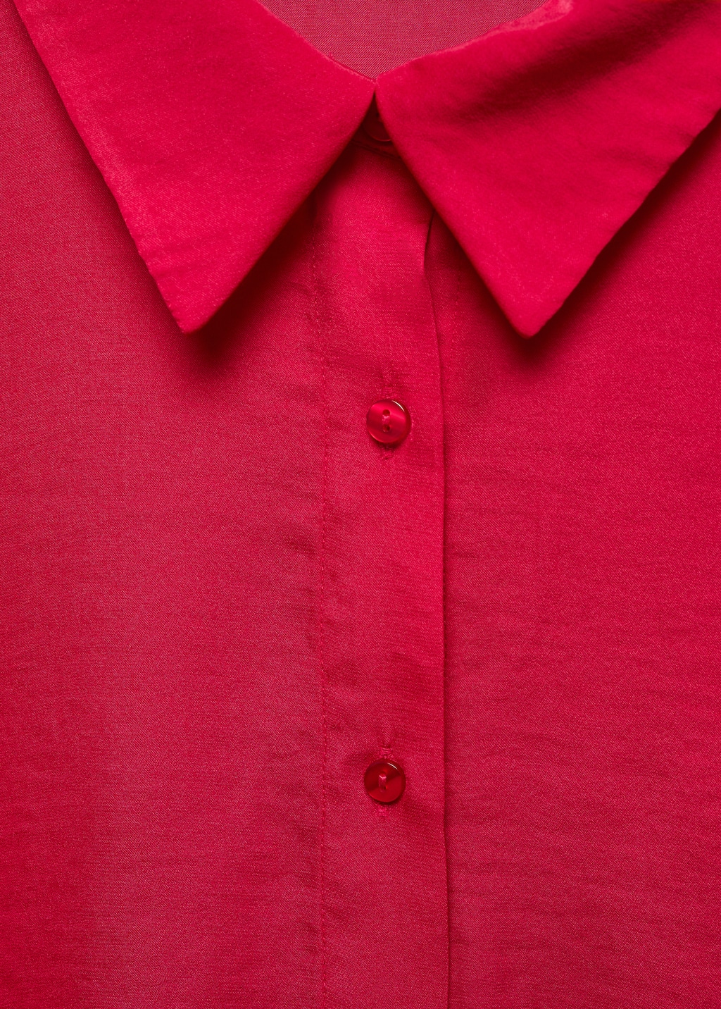 Short-sleeved satin shirt - Details of the article 8