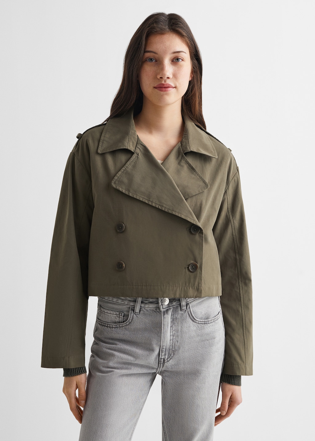 Short trench coat - Medium plane