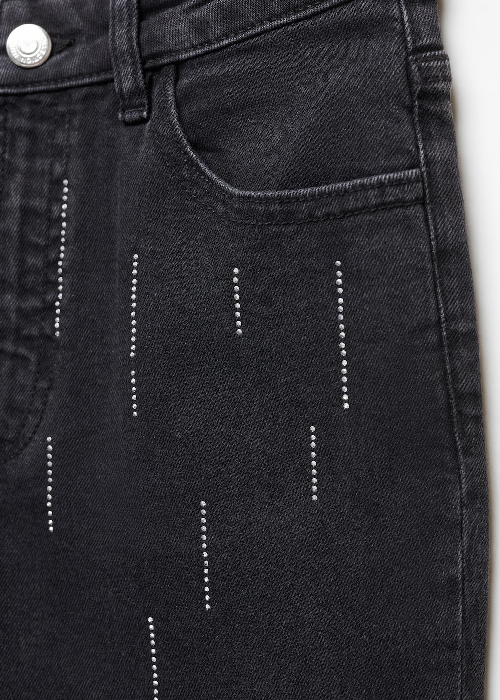 Rhinestone flare jeans - Details of the article 8