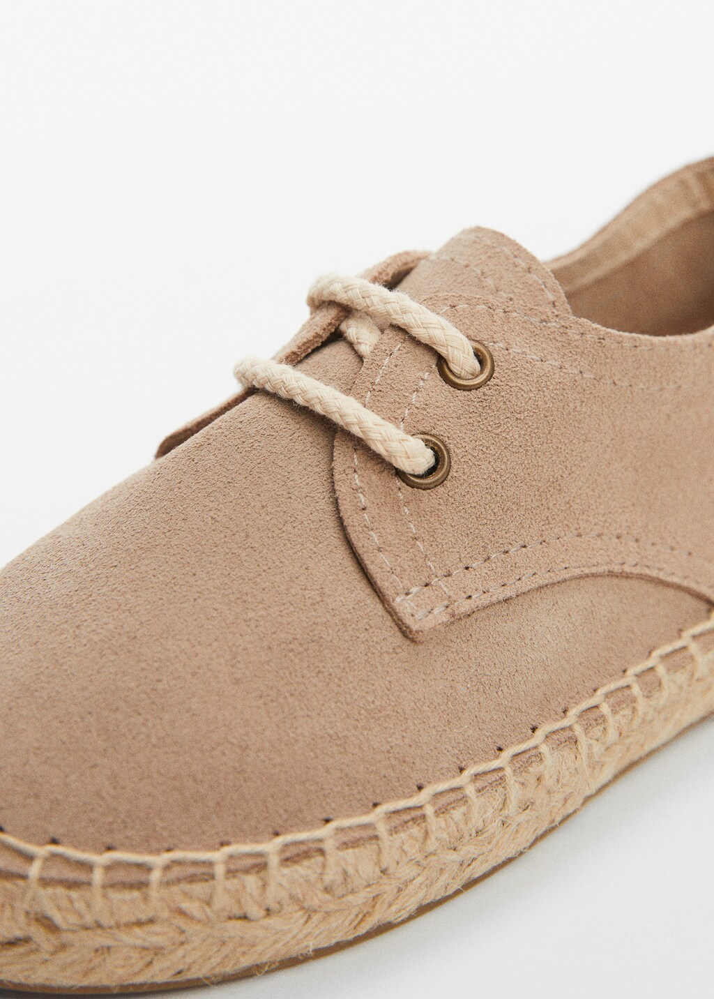 Laces suede espadrilles - Details of the article 2