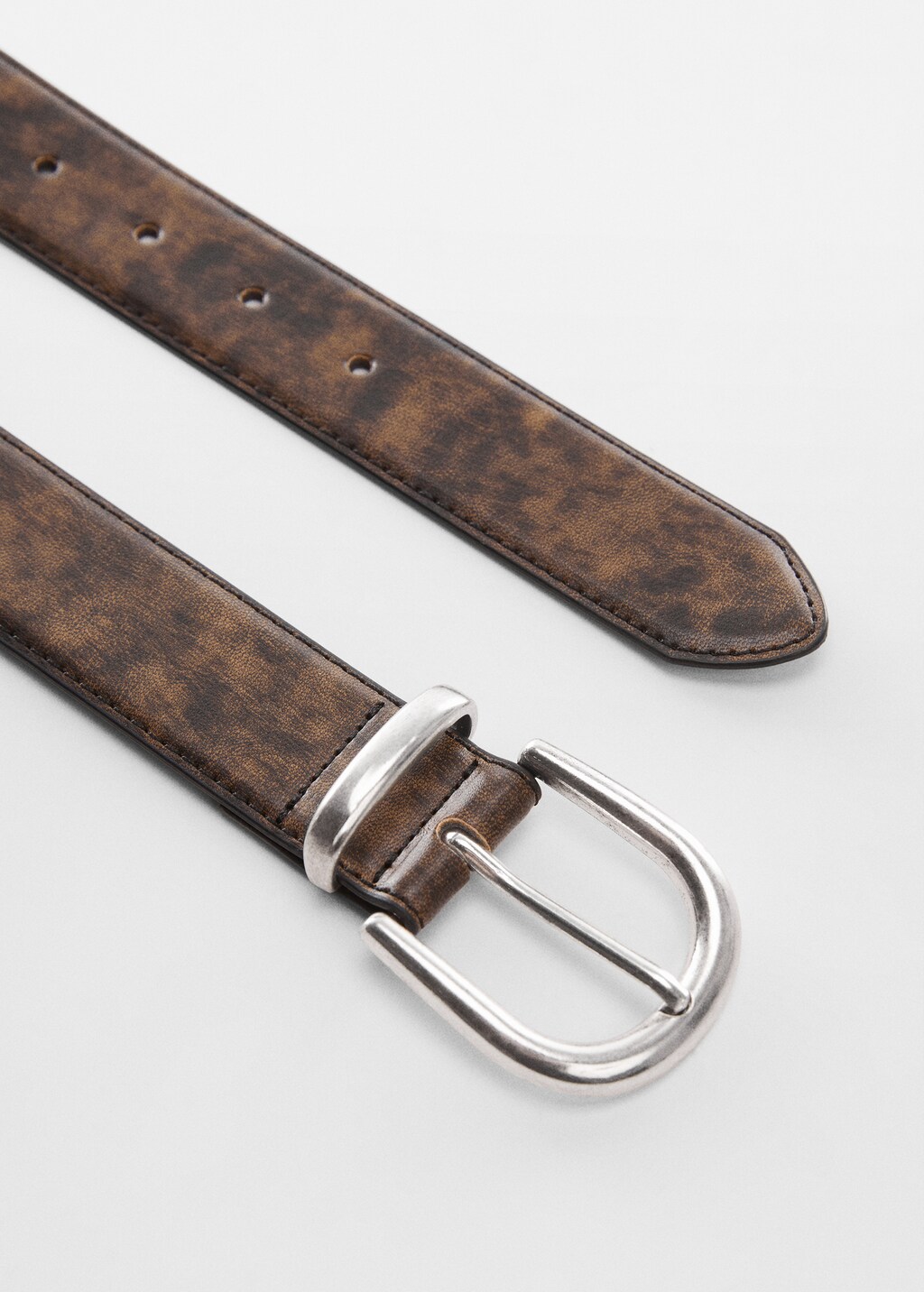 Faux-leather belt - Medium plane