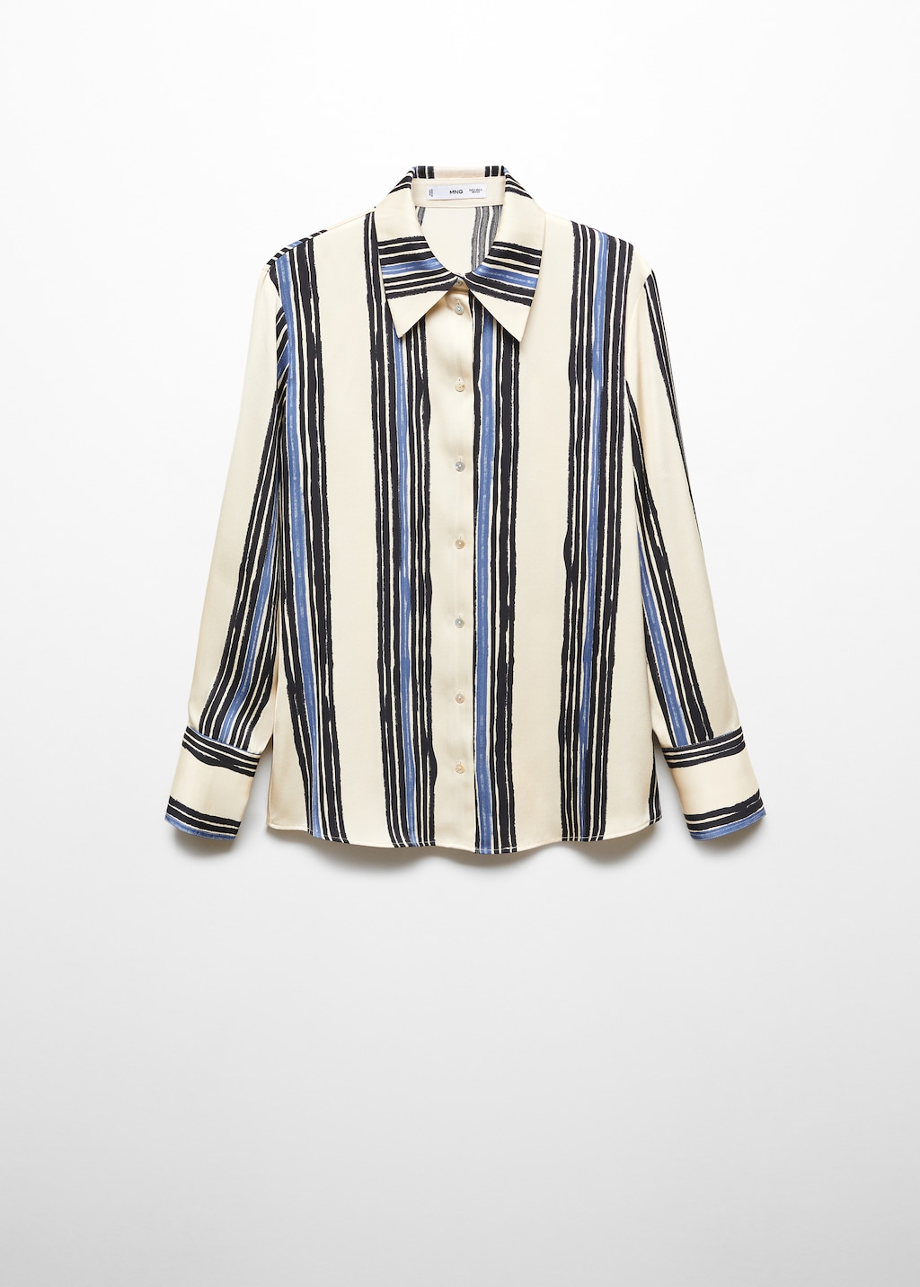 Satin striped shirt - Article without model