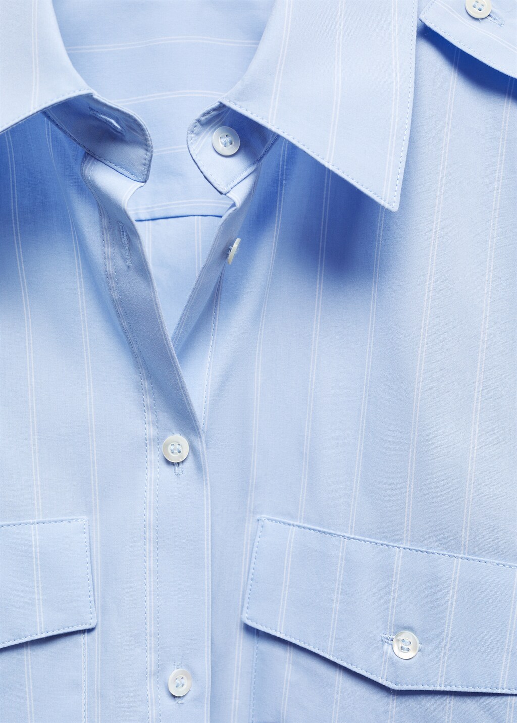 Pocket striped shirt - Details of the article 8