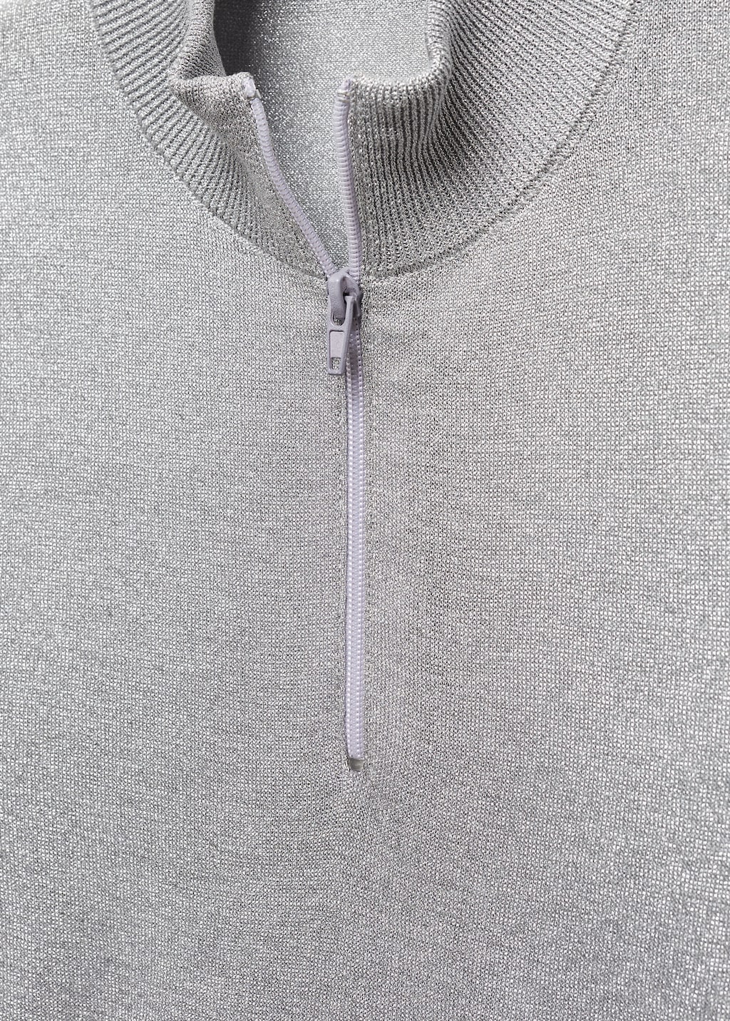 Zip knit sweater - Details of the article 8