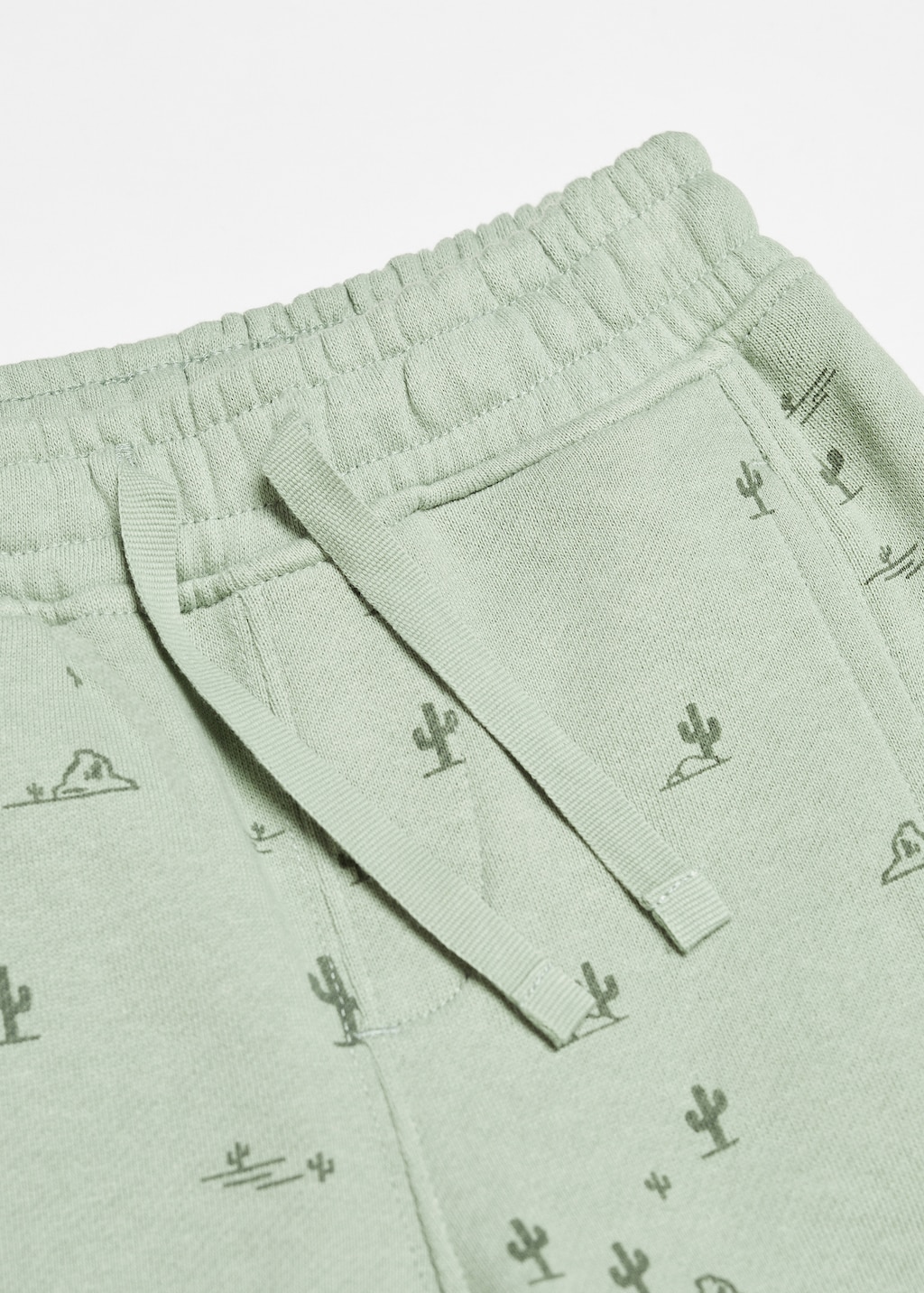 Cotton jogger-style trousers - Details of the article 8