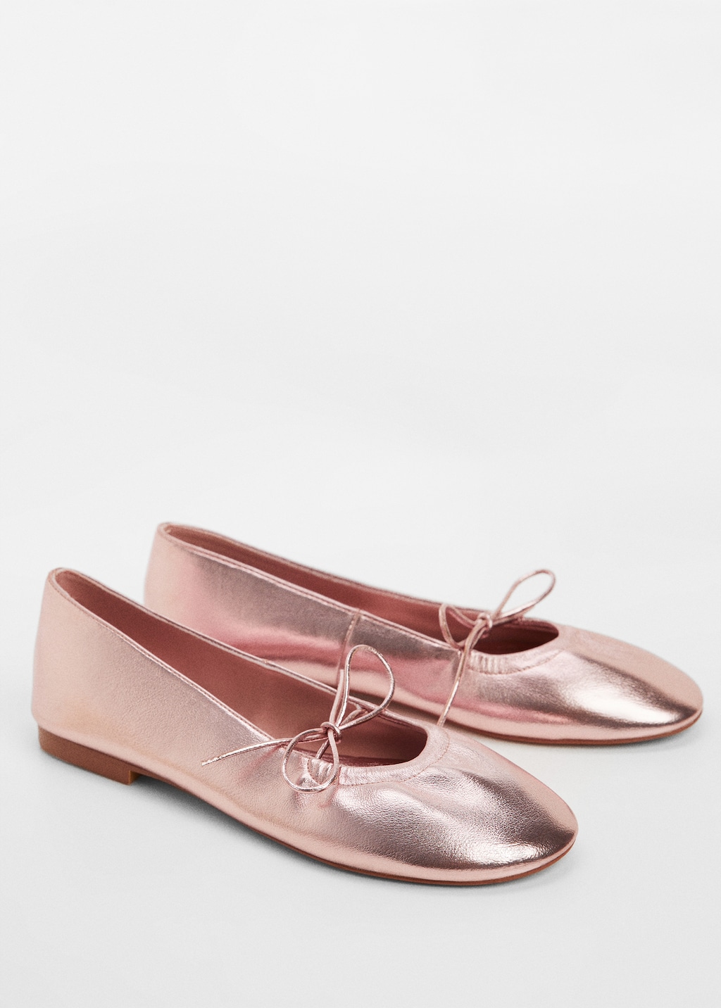 Metallic ballet flats - Medium plane