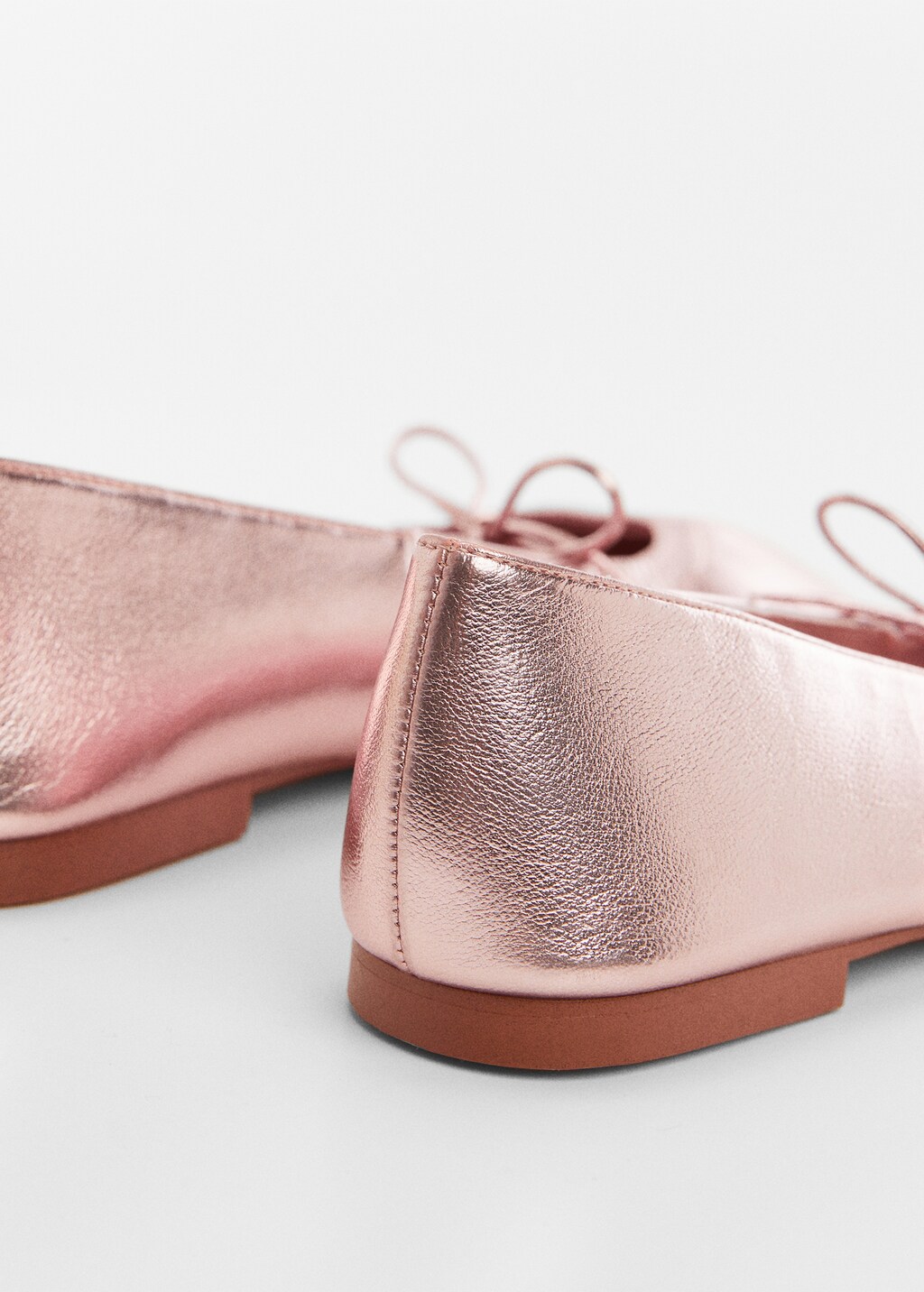 Metallic ballet flats - Details of the article 1